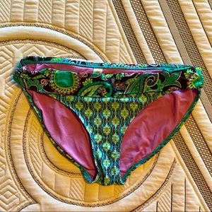 Athleta Paisley Bikini Bottoms - M